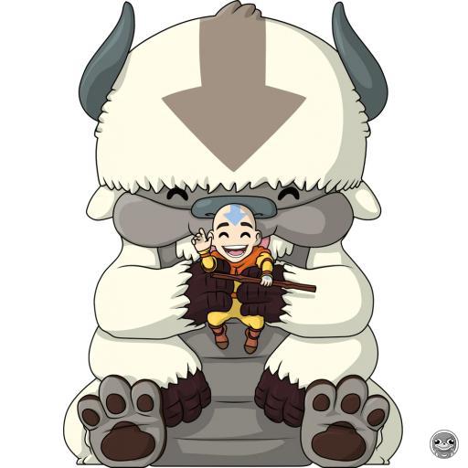 Youtooz Avatar: The Last Airbender Appa and Aang (1FT)