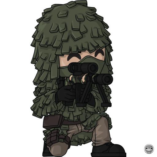 Youtooz Figures Ghillie Suit Sniper