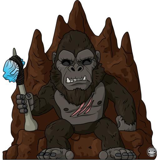 Kong on Throne Youtooz (Godzilla vs. Kong)
