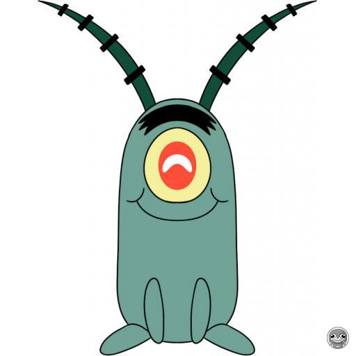 Plankton Sit Plush Youtooz (Spongebob Squarepants)