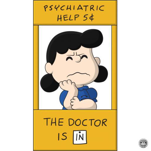 Youtooz Peanuts Psychiatric Lucy