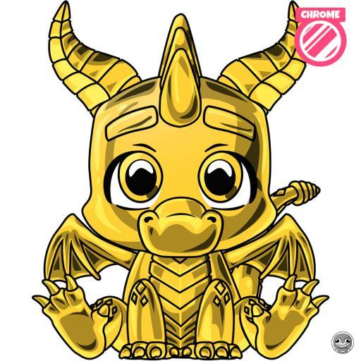 Youtooz Figures Spyro Gold (Chrome)